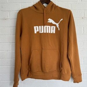 Puma Brown Hoodie Sweatshirt Classic Logo